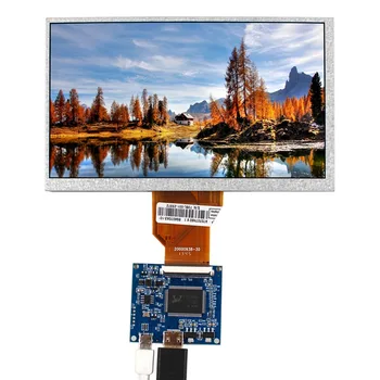 7-дюймовый ЖК-экран AT070TN90 800X480 с HDMI-платой, питание 5 В постоянного тока, без экранного меню