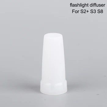 Максимальный внутренний диаметр 24,5 мм рассеиватель фонаря (белый) для фонаря Convoy S2, S3, S4, S5, S6, S7, S8