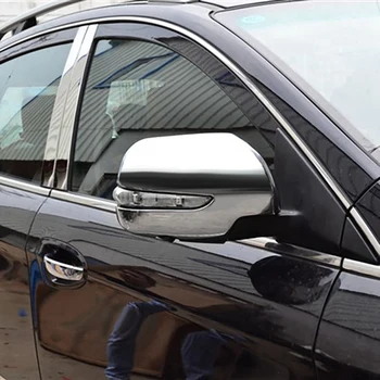 1 Пара Накладок На Автомобильное Зеркало заднего вида Для Luxgen 7 SUV U7 2011-2017 Боковое Зеркало Заднего Вида Хромированные Декоративные Защитные Колпачки