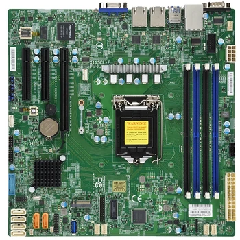 Материнская плата промышленного назначения X11SCL-F для одноканального сервера Supermicro C242 с чипом 1151-pin microATX