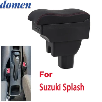 Для Suzuki Splash подлокотник коробка Suzuki Splash автомобильный подлокотник коробка для хранения Внутренняя модификация USB зарядка Пепельница