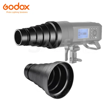 Godox SN-04 Snoot с Сеткой для Медовых Гребней, Световая трубка для AD400Pro, Аксессуар для Фотосъемки со вспышкой на открытом воздухе, световой эффект