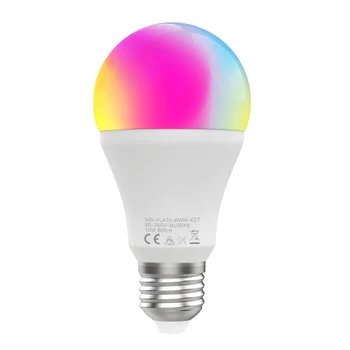 2022 новый дизайн wifi умной лампочки 900lm tuya smart home лампа для регулировки цвета