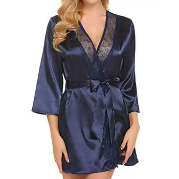 Прочная строчка, Популярная Женская Ночнушка с узкой Талией, Женская пижама в стиле пэчворк, Одежда для сна выше колена