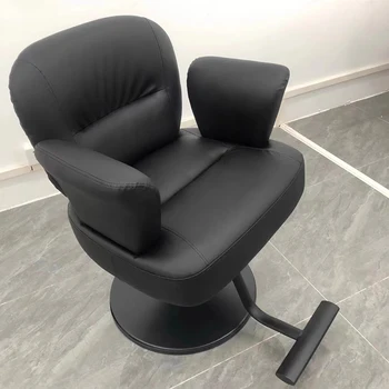 Вращающееся кресло для стрижки Волос, Роскошный стул для макияжа и косметологии, Эргономичный табурет для мебельного салона taburete Ruedas LJ50BC