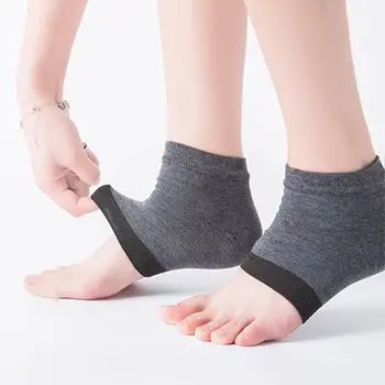 Мужские И женские Хлопчатобумажные увлажняющие гелевые носки для Спа, гелевые носки для Пяток, средство для ухода за ногами, силиконовая стелька, гелевый носок