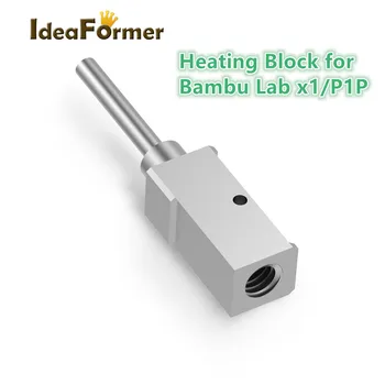 Модернизированный Нагревательный Блок Bambu Lab x1 P1P с Высокой Термостойкостью 500 ° C Печатающий Блок Резьбового Соединения Деталей 3D-принтера