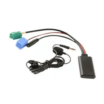 Автомобильный Bluetooth-Совместимый 5.0 Aux Кабель Микрофонной Громкой связи Mini ISO 6Pin Автомобильный Bluetooth-Модуль AUX-Адаптер для Renault Updatelist D8E5