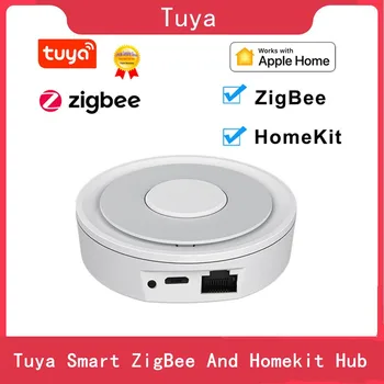 Пульт дистанционного управления Tuya Smart ZigBee и Homekit Hub Gateway Wire Smart Home Bridge Работает с приложением Apple Home И Smart Life