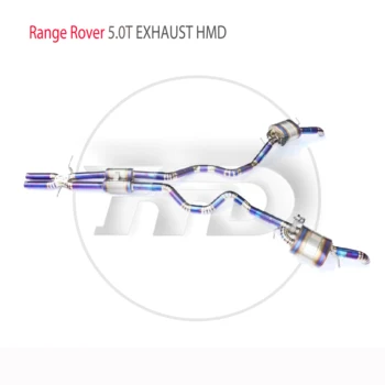 Выхлопная система из титанового сплава HMD подходит для автоматической модификации Range Rover 5.0L Электронный клапан Catback Pipe