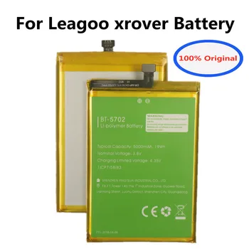 Аккумулятор Большой емкости 5000 мАч BT-5702 Для смарт-мобильного телефона Leagoo Xrover, Сменные Перезаряжаемые Встроенные аккумуляторы В наличии