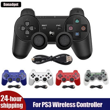 Беспроводной геймпад Bluetooth для консоли PS3, USB ПК для Sony Playstation 3, контроллер, джойстик, игровые аксессуары