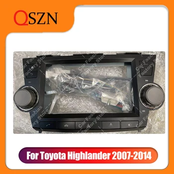 2 Din Рамка 9 дюймов Автомобильный Радиоприемник Для Toyota Highlander 2007-2014 Видеопанель Плеер Аудио Приборная Панель Крепление Комплект