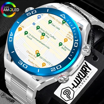 2023 Новые Бизнес-смарт-Часы Ultimate для Мужчин Huawei Bluetooth Call GPS Track NFC 100 + Sprots Smartwatch Водонепроницаемые Часы IOS