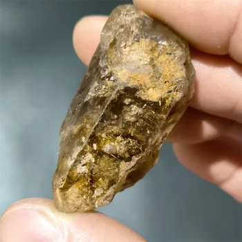 Золотой Рутиловый кварц, натуральные и минеральные камни, исцеляющие от колдовства, Покрытие Аквариума