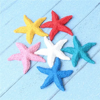 Имитация морской звезды из смолы, креативное красочное украшение для спальни, украшение на стену, рюкзак, подвеска для ключей, товары для дома