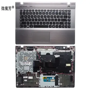 Английская новая клавиатура для Samsung QX410 QX411, клавиатура для ноутбука США с c shell BA75-03195B
