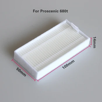 Эффективный блок очистки 100 * 50 * 14 мм HEPA-фильтр для деталей пылесоса proscenic Pro-Koko SMART 680t