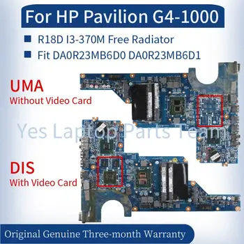 DAR18DMB6D0 Для материнской платы ноутбука HP Pavilion G4-1000 R18D Подходит для DA0R23MB6D0 R23 649950-001 649948-001 Материнская плата ноутбука