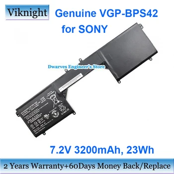 Подлинный аккумулятор для ноутбука VGP-BPS42 для SONY vaio Fit 11A SVF11N15SCP SVF11N14SCP SVF11N18CW, Литий-ионные Аккумуляторные батареи 7,2 В