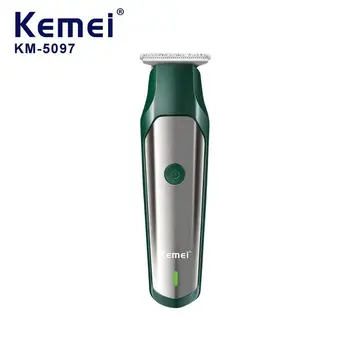 Kemei KM-5097 электрический триммер для волос, триммер для бороды для мужчин, машинка для стрижки волос, комплект для ухода за лошадьми USB