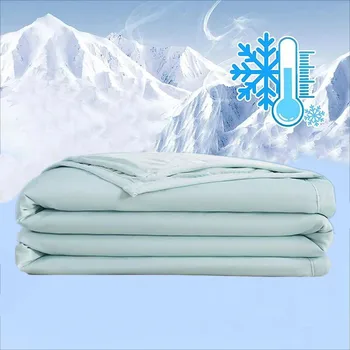 Охлаждающее одеяло для детей, летнее одеяло, гладкое воздушное стеганое одеяло, покрывало для кровати, легкое моющееся постельное белье для взрослых 