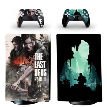 The Last of Us PS5 Цифровая наклейка на кожу, наклейка для консоли Playstation 5 и 2 контроллеров, виниловые скины