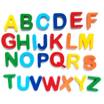 Популярные развивающие игрушки для детей раннего возраста Магнитные английские буквы Цифровые магнитные наклейки EVA Наклейки на холодильник