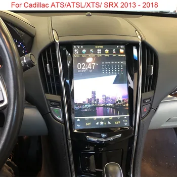 Автомобильный Радиоприемник Android Auto Tesla Screen Для Cadillac ATS/ATSL/XTS/SRX 2013-2018 GPS Навигация Стерео Мультимедийный плеер