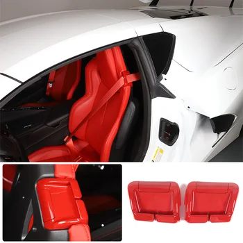 Крышка Рамы заднего сиденья для Chevrolet Corvette C8 Z51 Z06 2020-2023 Направляющая Ремня безопасности Автомобиля ABS Запасные Части
