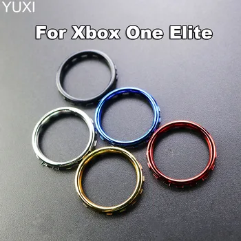 YUXI 1 шт Хромированные Акцентные Кольца Для Джойстика Xbox One Elite, Сменные Аналоговые Джойстики