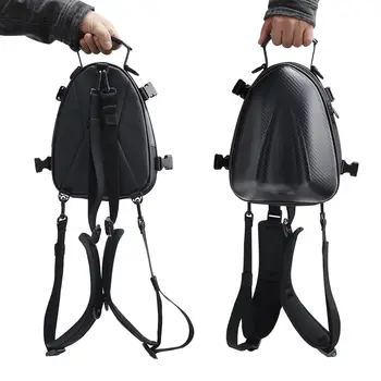 Сумка для мотоцикла из углеродного волокна, водонепроницаемая сумка для заднего сиденья, рюкзак для водителя