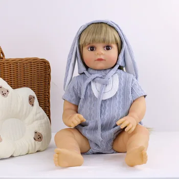 55 см Девочка Возрождается, Детские Куклы, Реалистичная 3D-краска, Кожа, Силиконовые Игрушки Bebe Reborn, Мягкие Виниловые Куклы Для Новорожденных, Детский Подарок