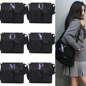 Сумка-мессенджер, японские сумки, Школьная корейская Сумка на одно плечо для девочек, Студенческая, в Гонконгском стиле, ретро, Большая Вместительность, Почтальон, Женская