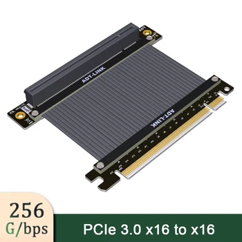 Новый Удлинитель видеокарты ADT PCI-E 3.0 X16 ETH Для майнинга RTX3090 RX6800xt Вертикальное Шасси PCIe 16x PCI Express
