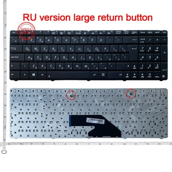 US/RU Русская клавиатура для ноутбука Asus K75 K75D K75DE, раскладка клавиатуры, черный