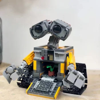 Disney Walle Movie WALL.E Eva Робот MOC DIY модель ПРИЛОЖЕНИЕ RC робот Функция питания двигателя Строительные блоки Детская игрушка в подарок