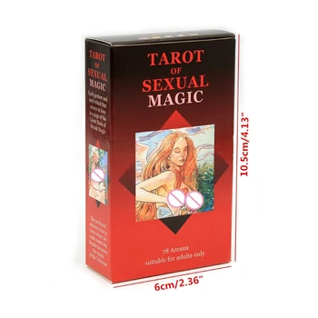 Таро сексуальной магии Полная английская колода из 78 карт для настольной игры для друзей