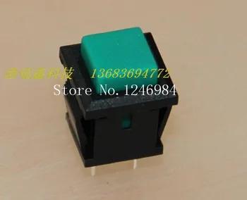 [SA] Электронный переключатель кнопочный переключатель нормально открытый квадратный переключатель без блокировки переключатель сброса переключатель сброса зеленый PB307B-100 шт./лот