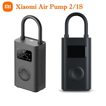 Новый Воздушный насос Xiaomi Mijia Air Pump 1S/Насос 2 Mi Надувное Сокровище Портативный Электрический насос Воздушный Компрессор для автомобильных шин мотоцикла