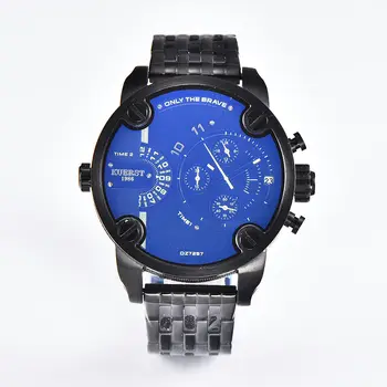2023 KUERST Классические Ретро Часы Кварцевые часы Спортивные наручные Часы Мужские Большие Часы Модные Мужские Relogios Masculino