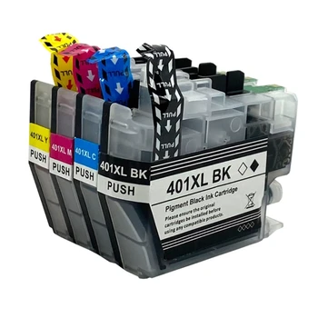 Картриджи LC401 для принтера LC401XL MFCJ1010DW J1012DW J1170DW Предотвращают Засорение картриджа ярких цветов
