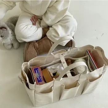 Большая сумка для беременных для детских подгузников, Материнская Корейская Стеганая сумка для мамы, Пакеты для подгузников, Туалетные принадлежности, сумка для багажа, сумка для путешествий для мамы