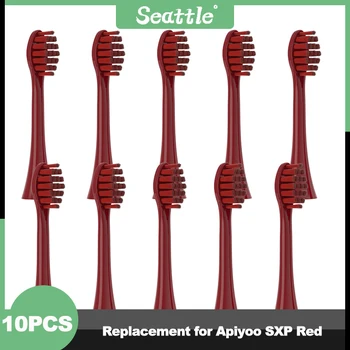 Новый Тип замены для Apiyoo SXP Red 10 шт. насадки для зубных щеток Электрические мягкие насадки для щеток DuPont Умная насадка для чистки