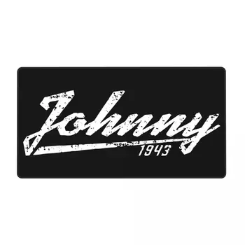 Johnny Hallyday Rocker Tribute Игровой коврик для мыши Клавиатура Коврик для мыши Музыкальный Большой нескользящий резиновый коврик для мыши для геймера