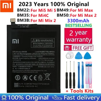 BM49 BM50 BM3B BM22 BM35 Аккумулятор Для Xiaomi Mi 5 4C Max Mix 2 Max2 Mix2 Сменные Батарейки для телефонов Bateria + Бесплатные инструменты