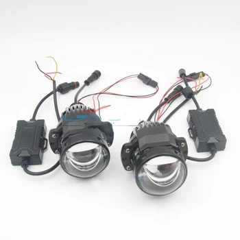 35 Вт 2,0 дюймовый светодиодный объектив проектора со вспомогательным дальним светом Бесплатная дрель для любой модификации автомобиля