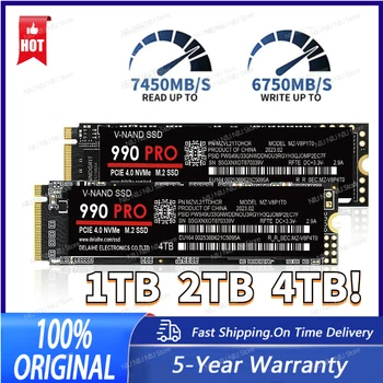990PRO 8 ТБ 2023 Высокоскоростной Жесткий диск M.2 NVME SSD 512 ГБ 2 ТБ 4 ТБ SSD Жесткий диск M2 Ssd Sata 3 Применимо к версии Mac Air