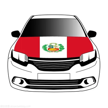 Флаги Перу (штата), крышка капота автомобиля, 3,3x5ft/5x7ft, 100% полиэстер, баннер на капоте автомобиля