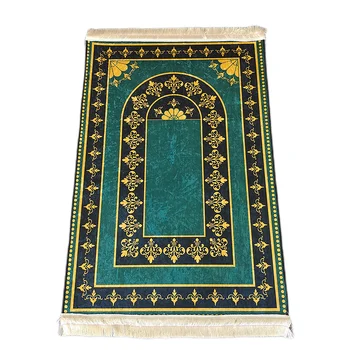 Исламский Молитвенный коврик, Бархатный мусульманский Коврик, Одеяло для поклонения, Шерстяной ковер, Моющийся Домашний Декор, Церковная утварь